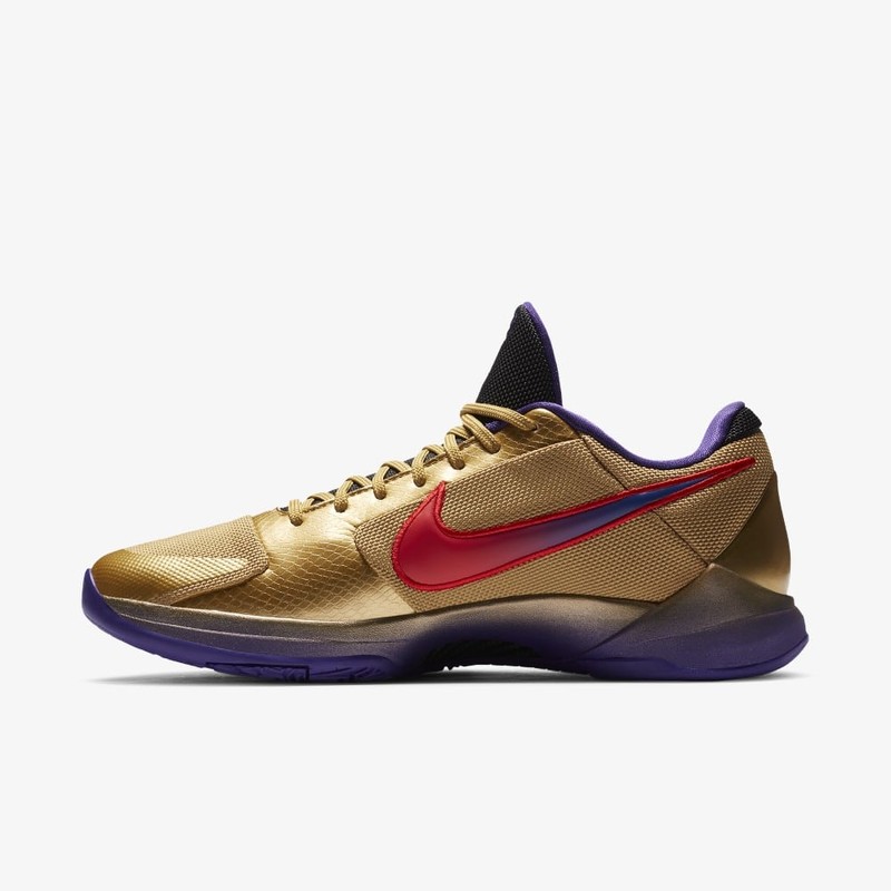 Kobe ad purple outlet and gold